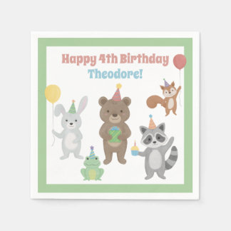 パーティーアニマルズ 誕生日パーティー スタンダードカクテルナプキン
