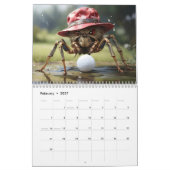 パーティーアニマルズ 2025年ゴルフの楽しみ カレンダー (2月 2027)