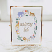 パーティーアニマルバースデーパーティー水やりホールサイン ポスター