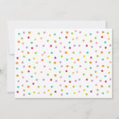 パーティーアニマル女子の大サファリ誕生日パーティーのご招待 招待状 (裏面)