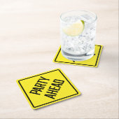 パーティーアヘッド紙コースター スクエアペーパーコースター (インサイチュ)