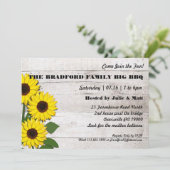 パーティーイベントひまわり ラスティック インビテーション (スタンド正面)