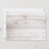 パーティーイベントひまわり ラスティック インビテーション (裏面)