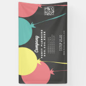 パーティーイベントプランナーバルーン事業 横断幕 (縦)