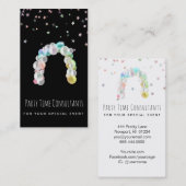 *~*パーティーイベントプランナー虹風船  名刺 (正面/裏面)