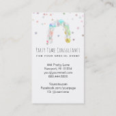 *~*パーティーイベントプランナー虹風船  名刺 (裏面)