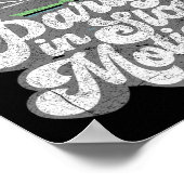 パーティーインスローモーションレトロおもしろいポンツーンボートボート ポスター (角)