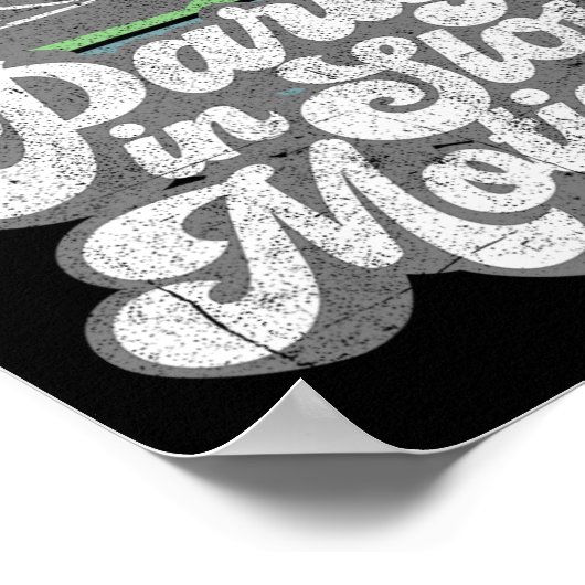 パーティーインスローモーションレトロおもしろいポンツーンボートボート ポスター (角)