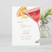 パーティーインハウスカクテルブライダルシャワー 招待状 (スタンド正面)