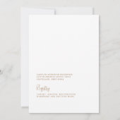 パーティーインハウスシャンパンタワーブライダルシャワー 招待状 (裏面)