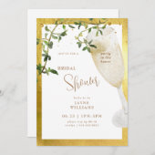 パーティーインハウスシャンパンブライダルシャワーインビタ 招待状 (正面/裏面)