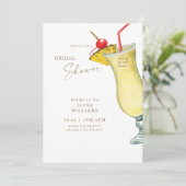 パーティーインハウスピナコラダブライダルシャワー 招待状 (スタンド正面)