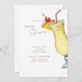 パーティーインハウスピナコラダブライダルシャワー 招待状 (正面/裏面)