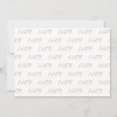 パーティーインハウスマルガリタリハーサルディナー 招待状 (裏面)