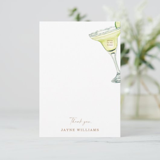 パーティーインハウスマルガリータシャワーありがとう サンキューカード (スタンド正面)