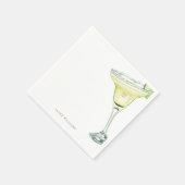 パーティーインハウスマルガリータシャワーカクテル スタンダードカクテルナプキン (角)