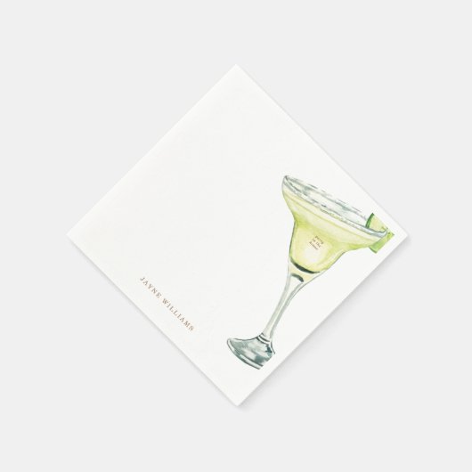 パーティーインハウスマルガリータシャワーカクテル スタンダードカクテルナプキン (角)