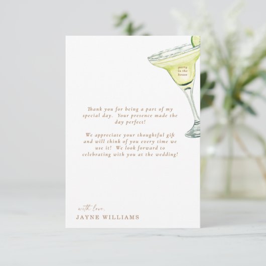 パーティーインハウスマルガリータメッセージIIありがとう サンキューカード (スタンド正面)