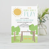 パーティーインパークプレイグラウンド誕生日 招待状 (スタンド正面)