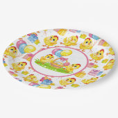 パーティーイースターチックス紙プレート ペーパープレート (アングル)