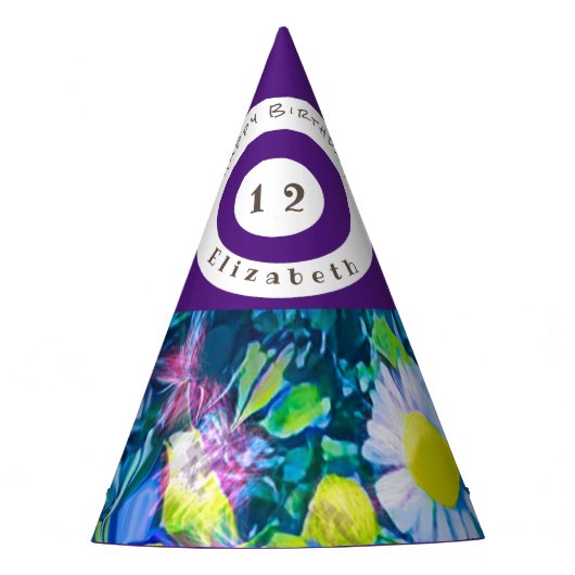 パーティーエッセンシャルパーソナライズ文字 パーティーハット (正面)