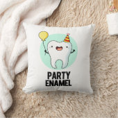 パーティーエナメルおもしろいティースパン クッション (ブランケット)