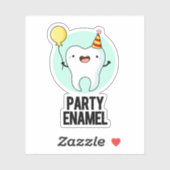 パーティーエナメルおもしろいティースパン シール (シート)