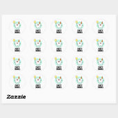 パーティーエナメルおもしろいティースパン ラウンドシール (シート)