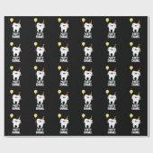 パーティーエナメルおもしろいティースプンダークBG ラッピングペーパー (フラット)