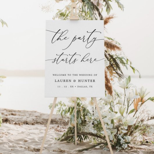 パーティーエレガントはここから結婚始まる ポスター