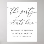 パーティーエレガントはここから結婚始まる ポスター (正面)