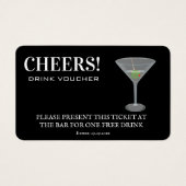 パーティーエレガントウェディングレセプションフリー飲料券 (正面)