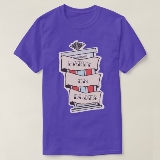 パーティーオンダデス Tシャツ (デザイン正面)