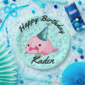 パーティーオン誕生日ブロブフィッシュ ペーパープレート (パーティー)