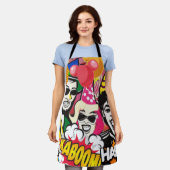 パーティーオン エプロン (着用した状態)