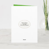 パーティーカエルうるう年誕生日 カード (裏面)