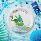 パーティーカエルうるう年誕生日 ペーパープレート (パーティー)