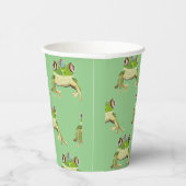 パーティーカエル紙カップ 紙コップ (右)