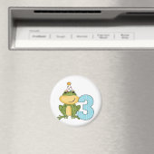 パーティーカエル誕生日Tシャツとプレゼント マグネット (インサイチュ (食洗機))