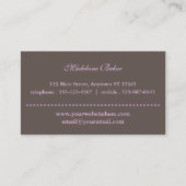 パーティーカカスタムップケーキベーカリー名刺 名刺 (裏面)