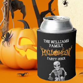 パーティーカスタムファミリーハロウィーン年次スケルトン 缶クーラー