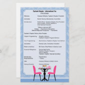 パーティーカスタムプログラム 便箋 (正面/裏面)