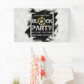 パーティーカスタム招待の禁止 横断幕 (インサイチュ)