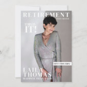 パーティーカスタム誌の表紙の写真 招待状 (正面)