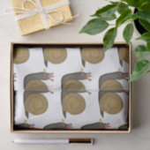 パーティーカタツムリイラストレーション 薄葉紙 (ギフト)