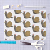 パーティーカタツムリイラストレーション 薄葉紙 (クラフト)