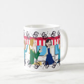 パーティーカラオケクラブ歌手・ナイトライフ コーヒーマグカップ (正面右)
