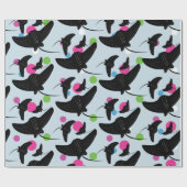 パーティーカラフルのラッピング紙 ラッピングペーパー (フラット)