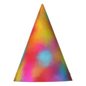 パーティーカラフルデザイントレンディーカスタムテンプレート パーティーハット (正面)