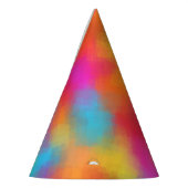 パーティーカラフルデザイントレンディーカスタムテンプレート パーティーハット (左)